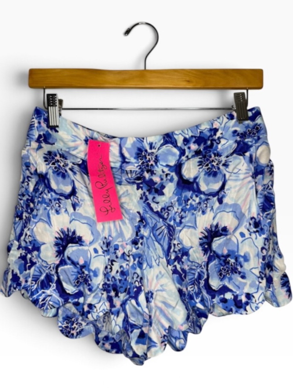 NEW NWT Lilly Pulitzer Dahlia Shorts in Coastal Blue Catch n Keep Small M